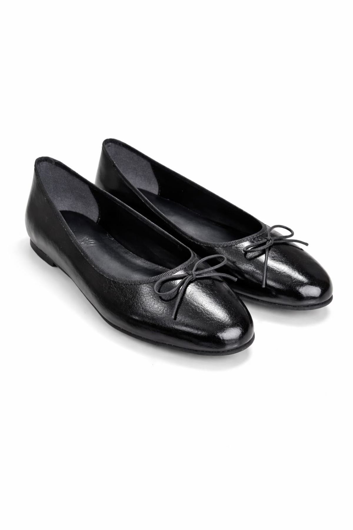 Romina; Siyah,Babet Ayakkabı 