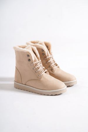 Winter,Ten Süet İçi Kürklü,Kadın Bot  