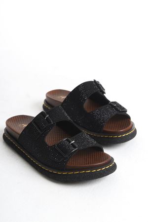 Grace; Siyah,Taş Detaylı Comfort Terlik 