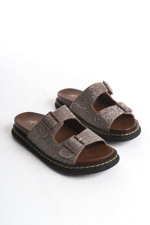 Grace; Vizon,Taş Detaylı Comfort Terlik  