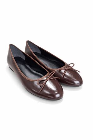 Romina; Koyu Kahve,Babet Ayakkabı 