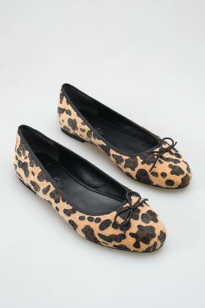Romina; Leopar Desenli ,Babet Ayakkabı
