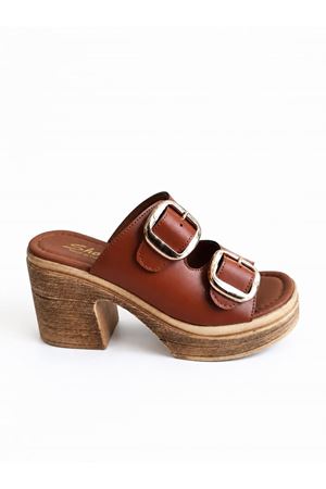 RİXOS; Taba, Toka Detaylı 9 cm Platform Topuklu Kadın Terlik
