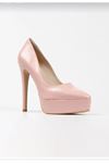 RUBY,Pudra, 13 cm Yüksek ince Topuklu 3 cm Platformlu Abiye Stiletto 